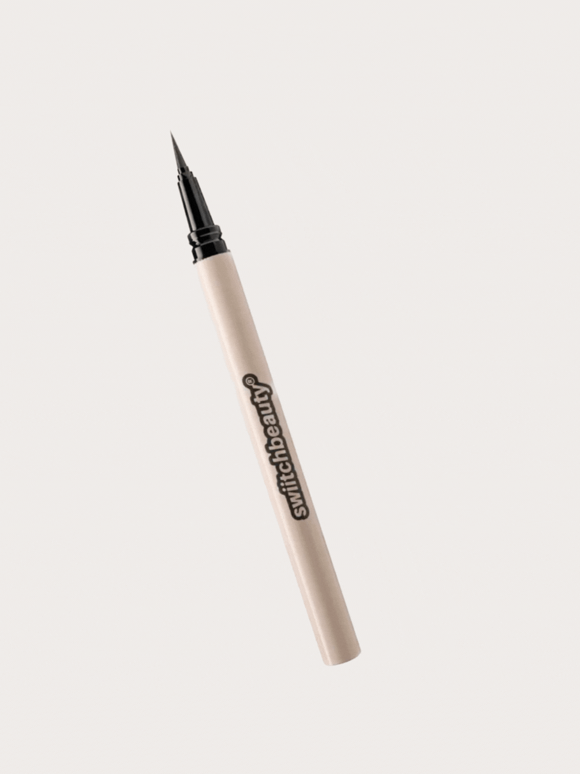 #JetLiner - jet black eyeliner pen with a brush tip