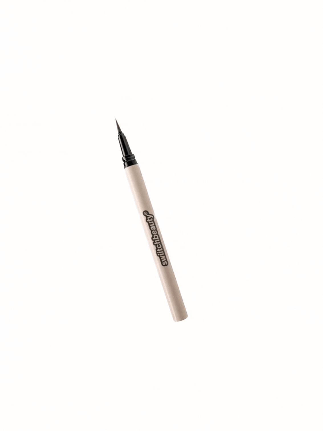 #JetLiner - jet black eyeliner pen with a brush tip