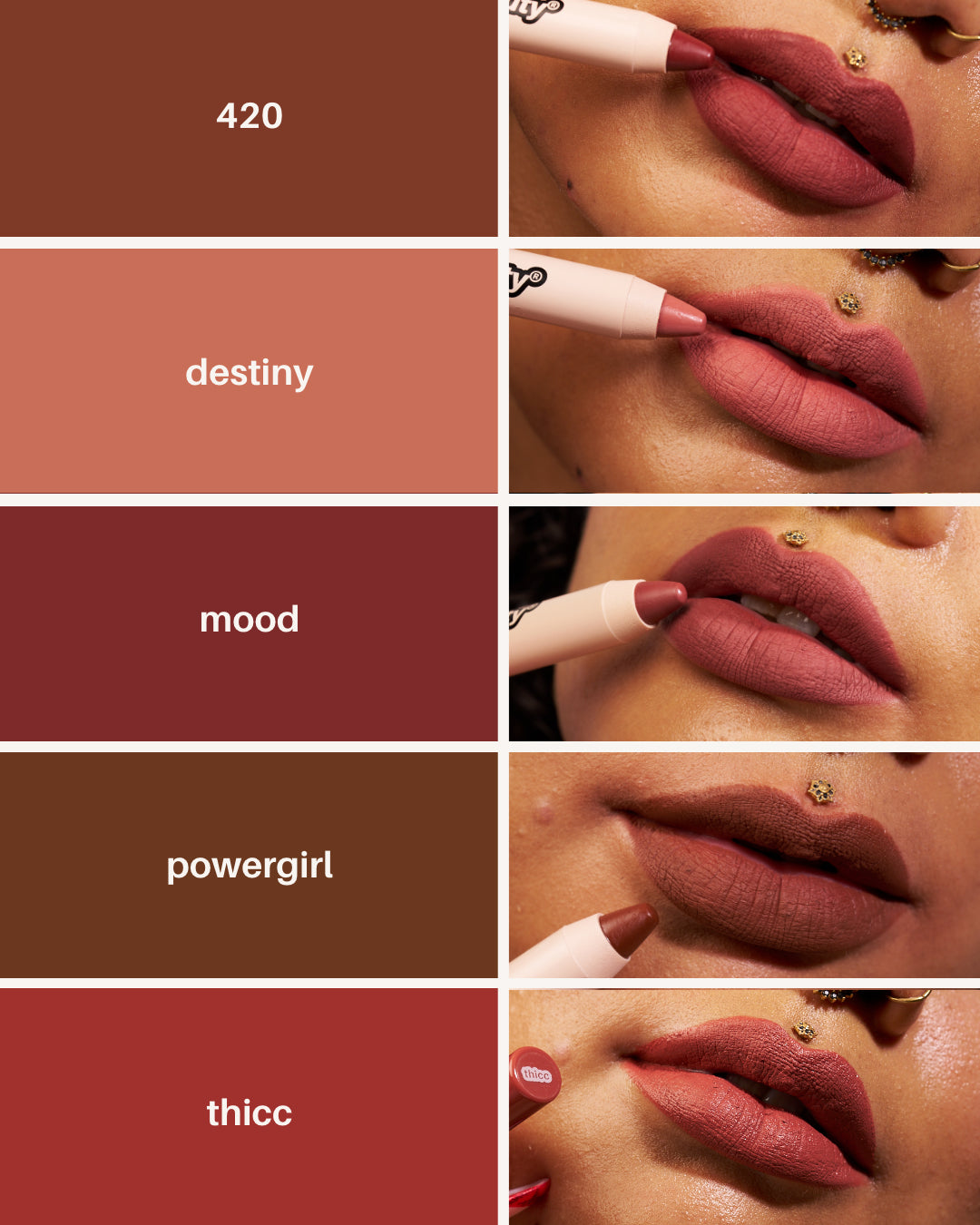 #AirMatte - transfer proof matte lip crayon